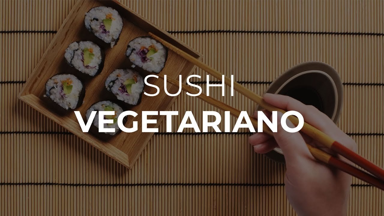 Receta de Sushi vegetariano con tomates secos