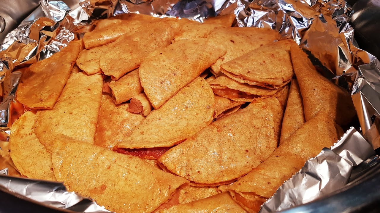 Receta de Tacos al vapor de papa