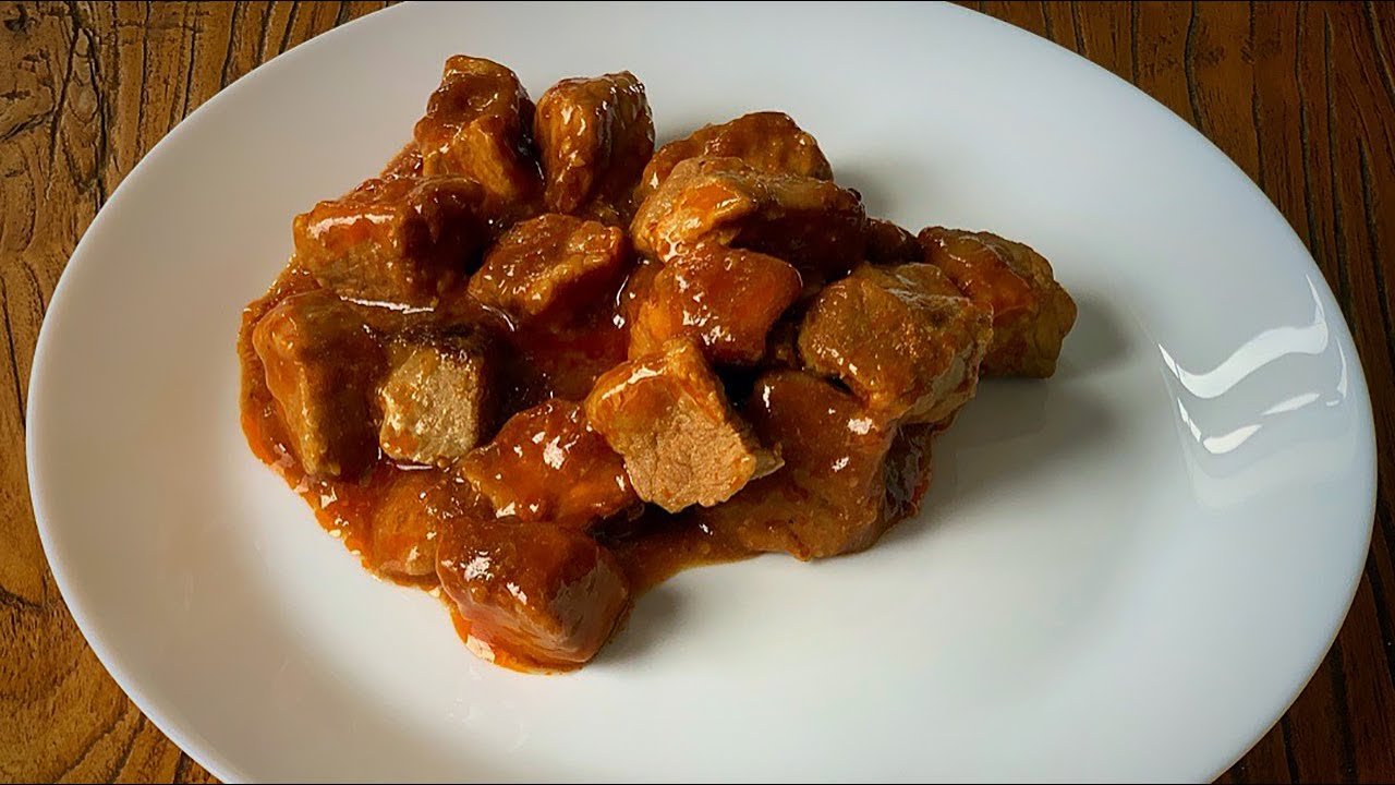 Receta de Tacos de cerdo con salsa roja