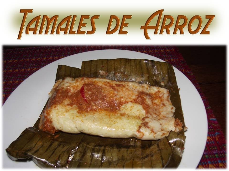 Receta de Tamal de arroz