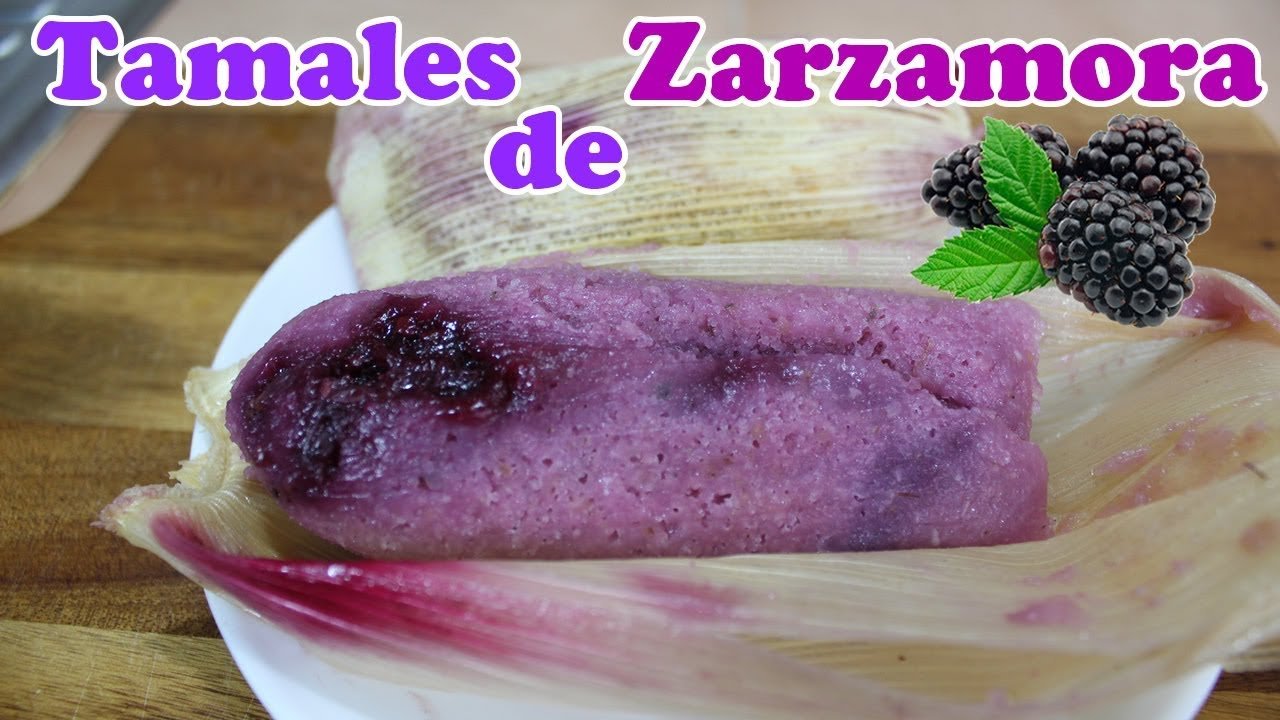 Receta de Tamales de zarzamora con queso crema