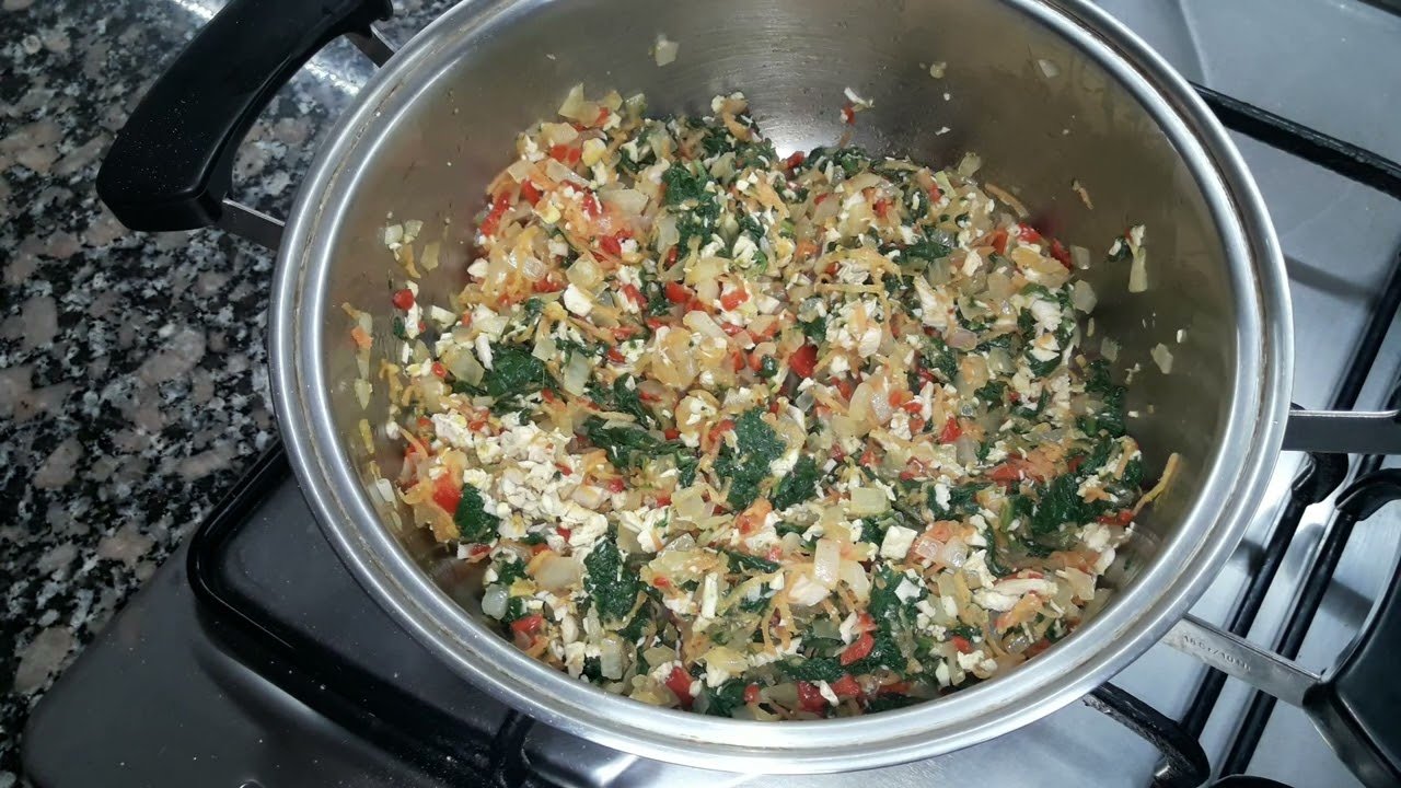 Receta de Tarta de pollo y espinaca