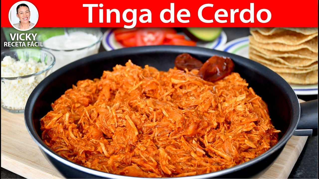 Receta de Tinga de puerco
