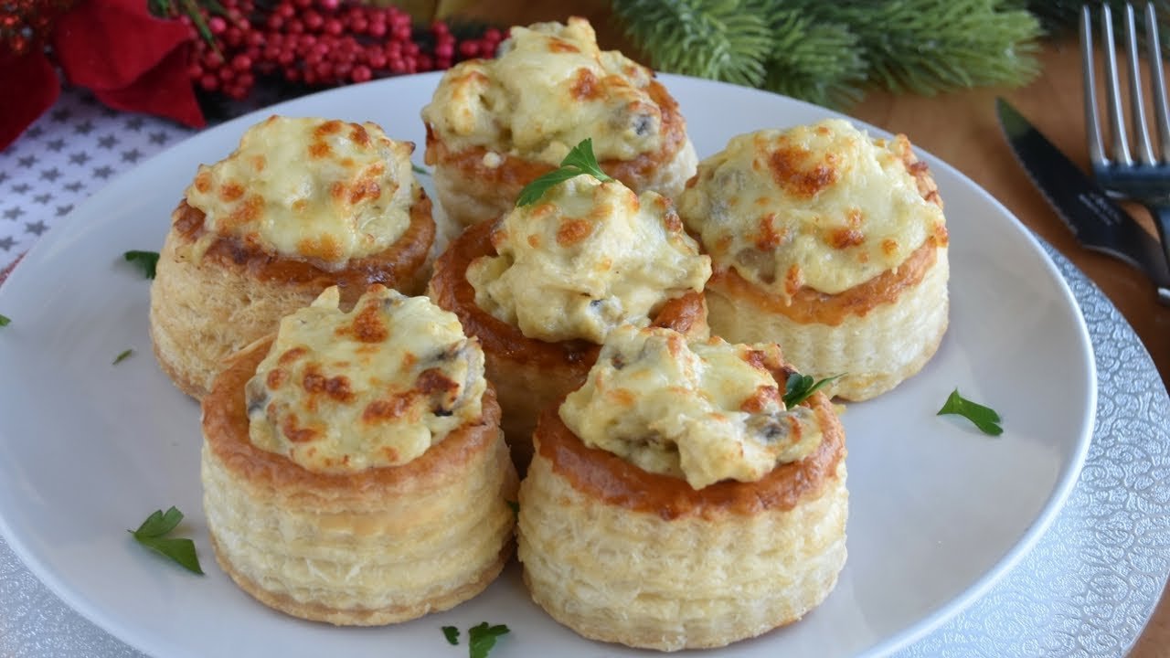 Receta de Volovanes de pollo