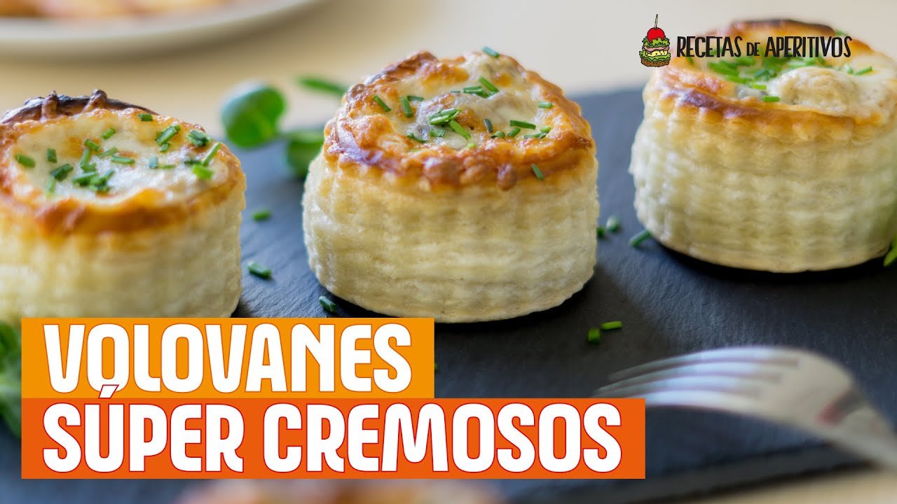 Receta de Volovanes de setas y queso