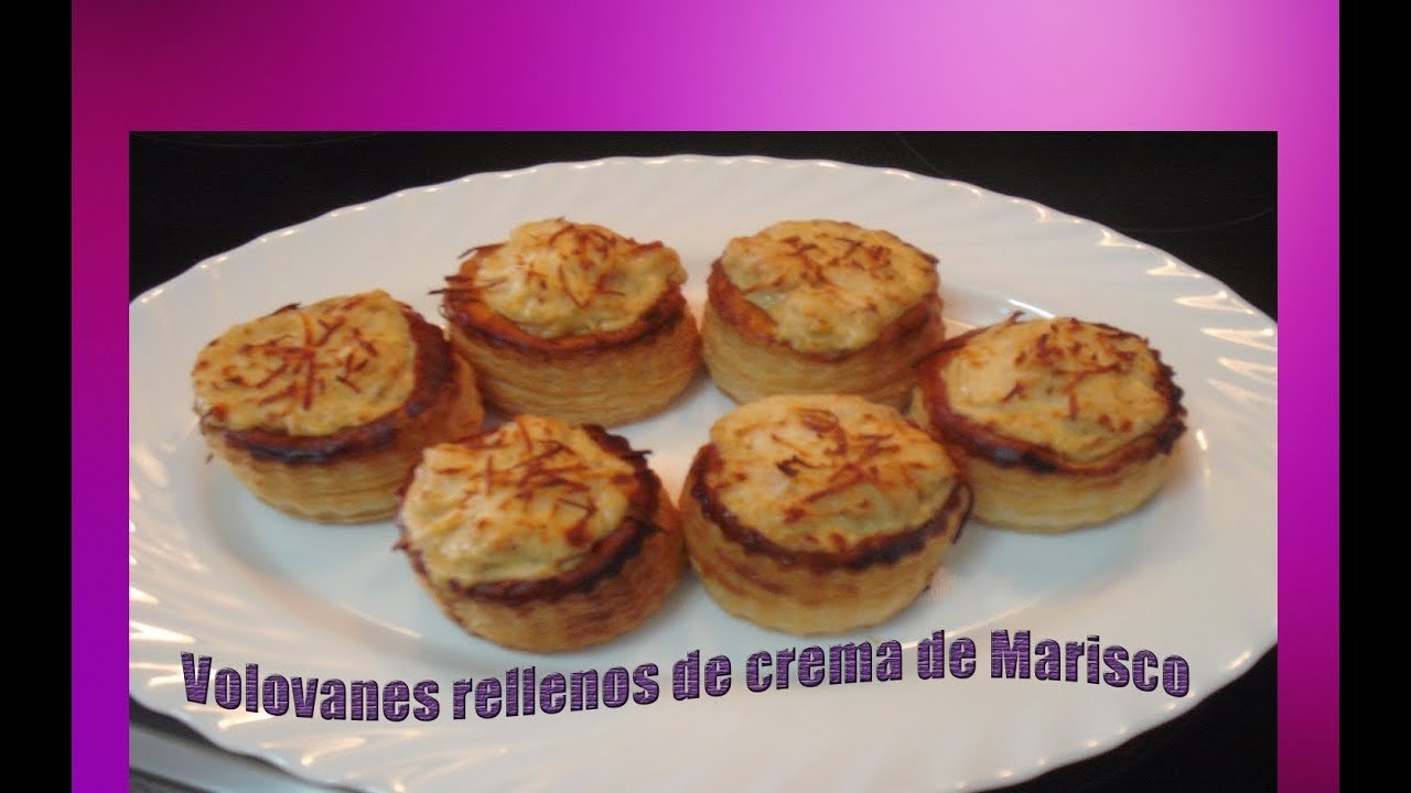 Receta de Volovanes rellenos de marisco