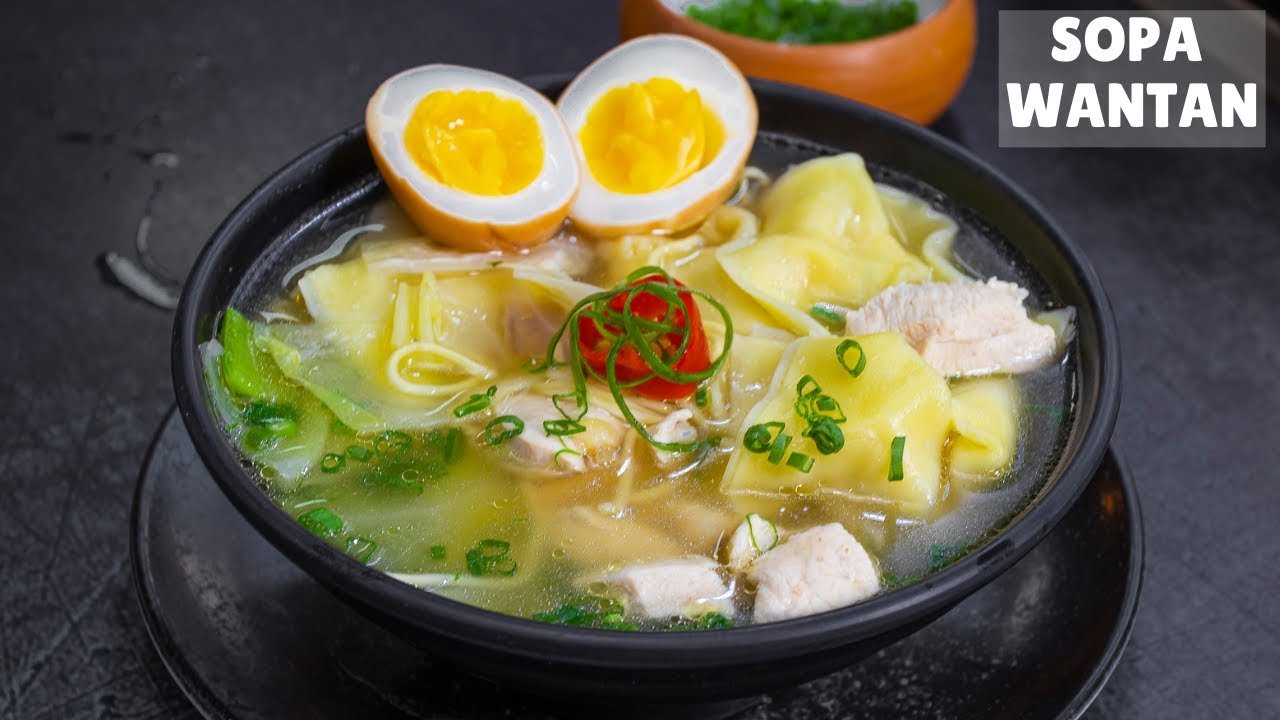 Receta de Wantán relleno de pollo