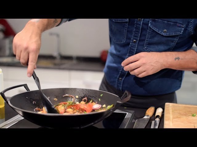 Receta de Wok de pollo y verduras