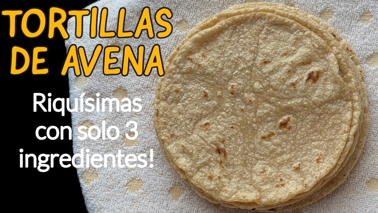 Receta de Wraps de avena (oat wraps)