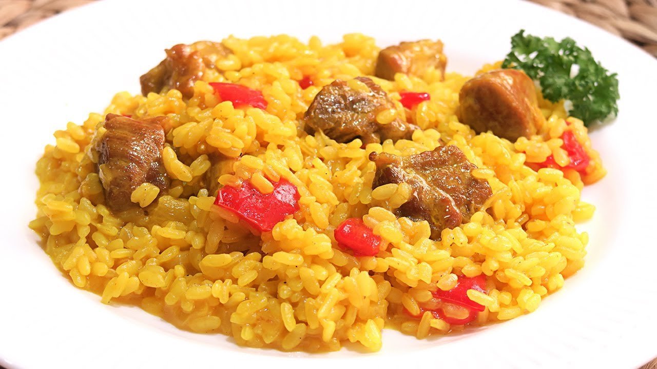 Receta de arroz de carnes