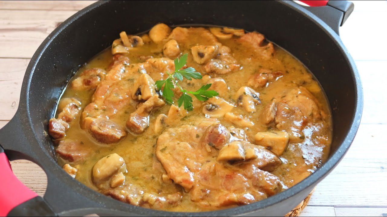 Receta de filetes de cerdo estofados