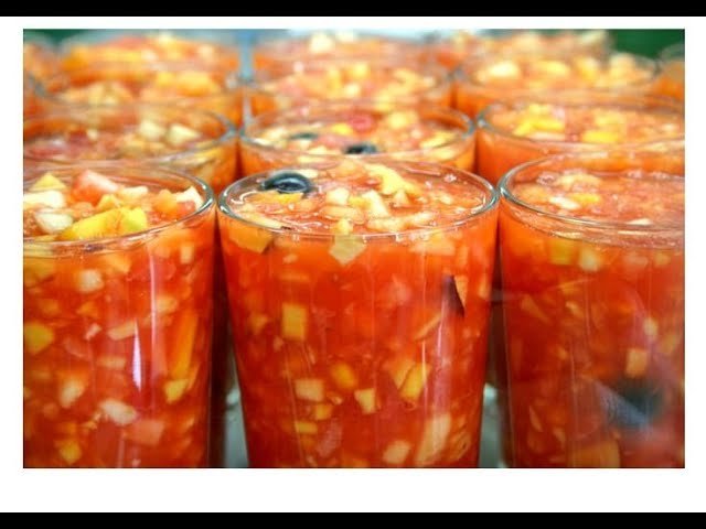 Salpicón de frutas colombiano