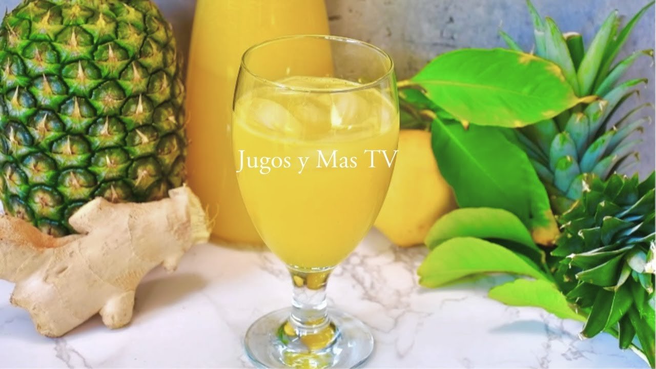 Smoothie de piña y jengibre
