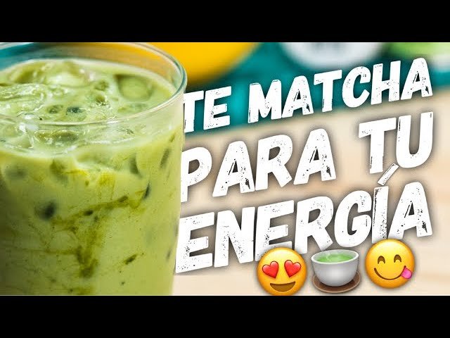 Té matcha frío